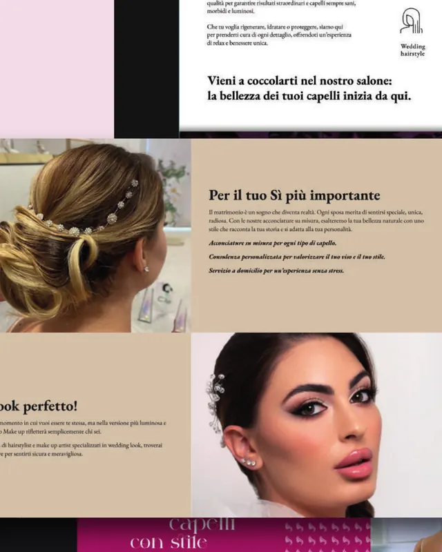 Pagine interne del sito Marianeve